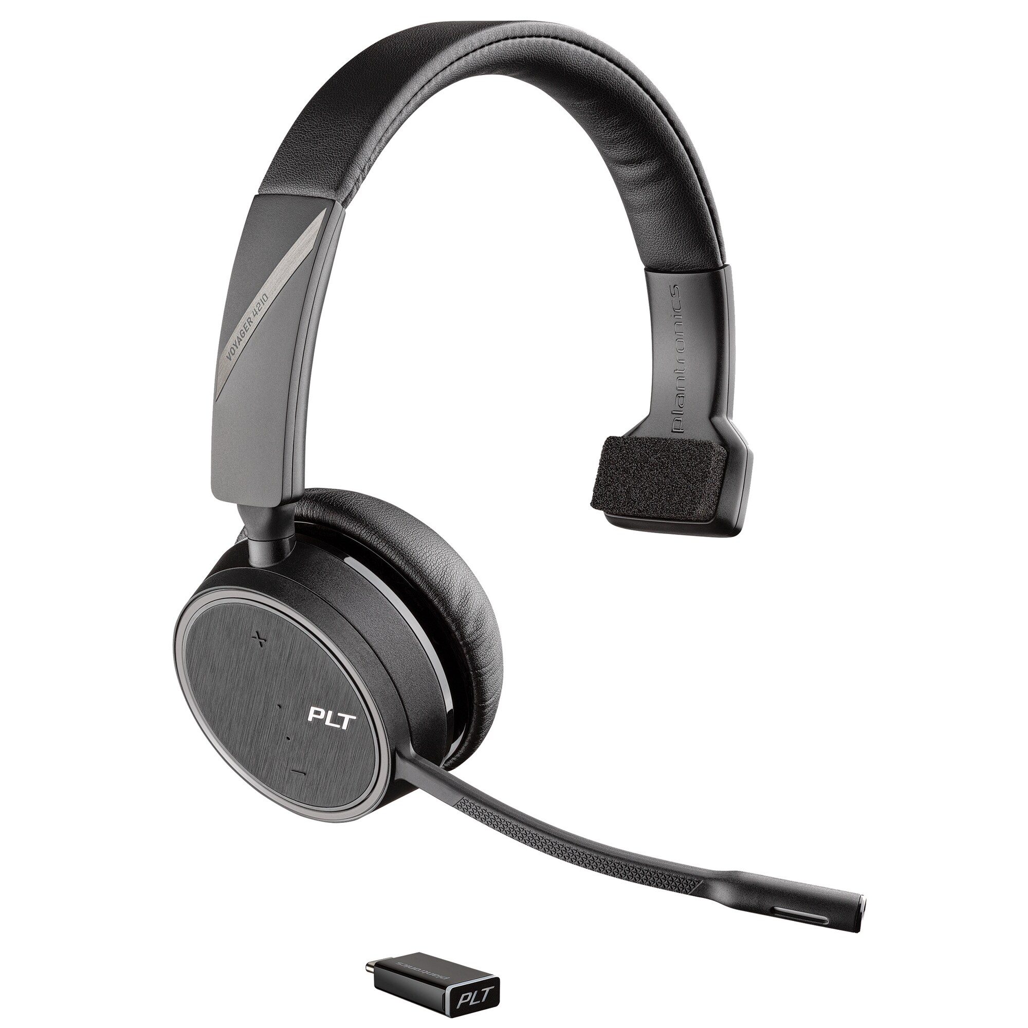 Plantronics B4210 Voyager UC trådløst mono headset (sort) | Elgiganten