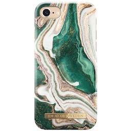 iDeal fashion cover til iPhone 6/7/8/SE Gen. 2/3 (gylden marmor)