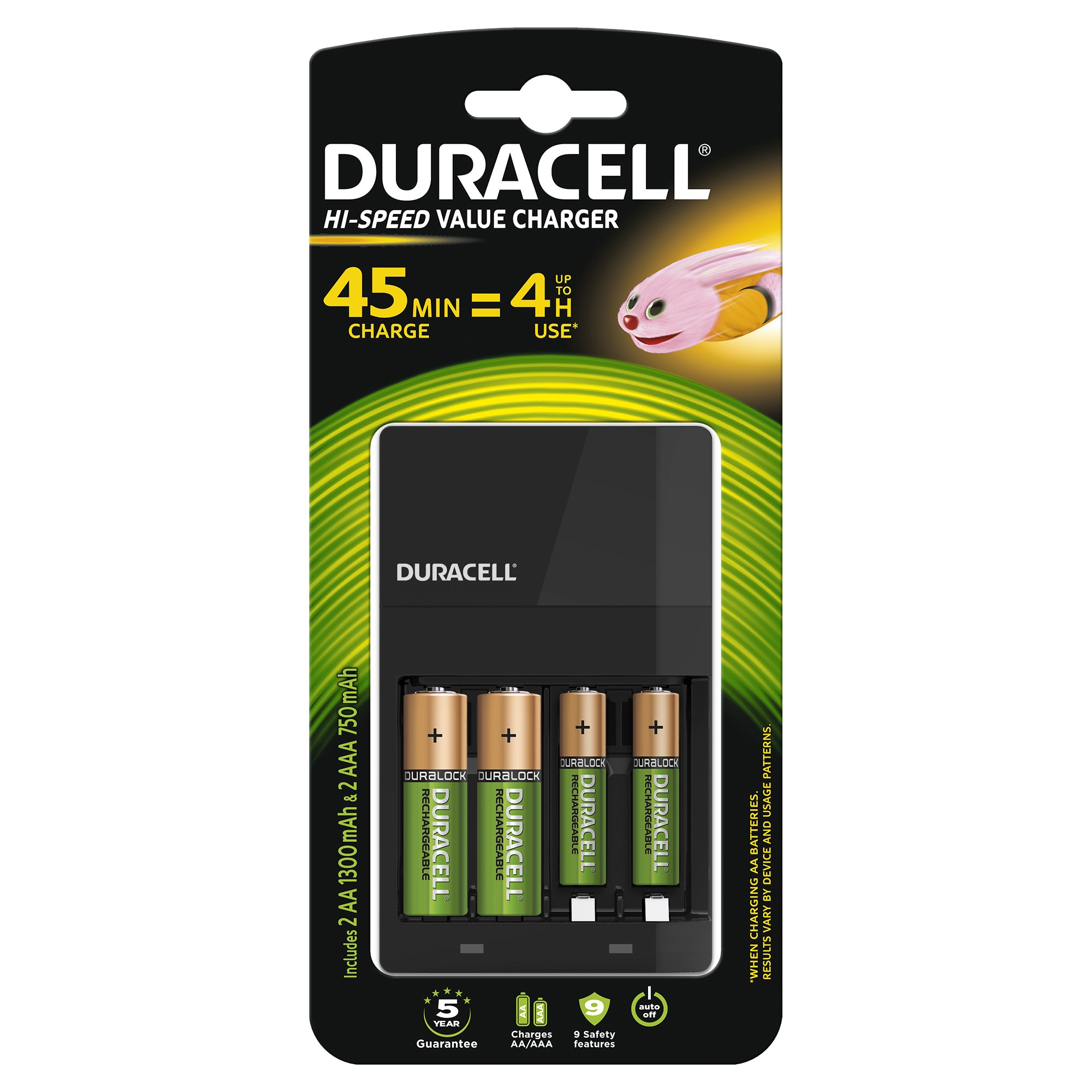 Duracell 4h AA/AAA Charger - batterioplader | Elgiganten