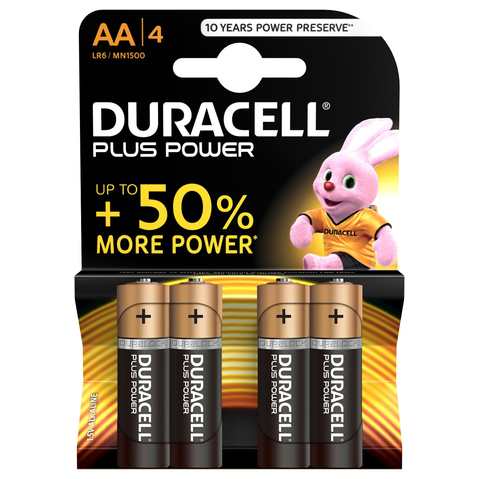 Duracell Plus Power AA-batterier (4 stk.) | Elgiganten