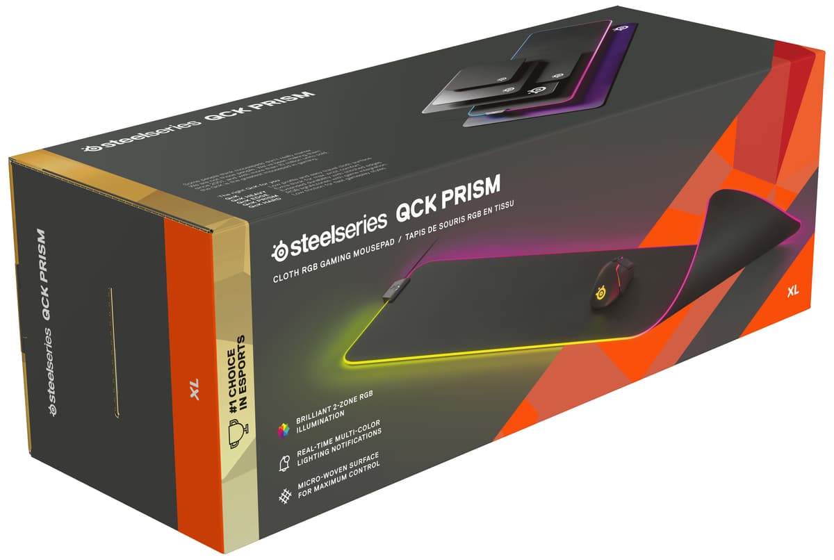 SteelSeries QcK Prism Cloth musemåtte (XL)