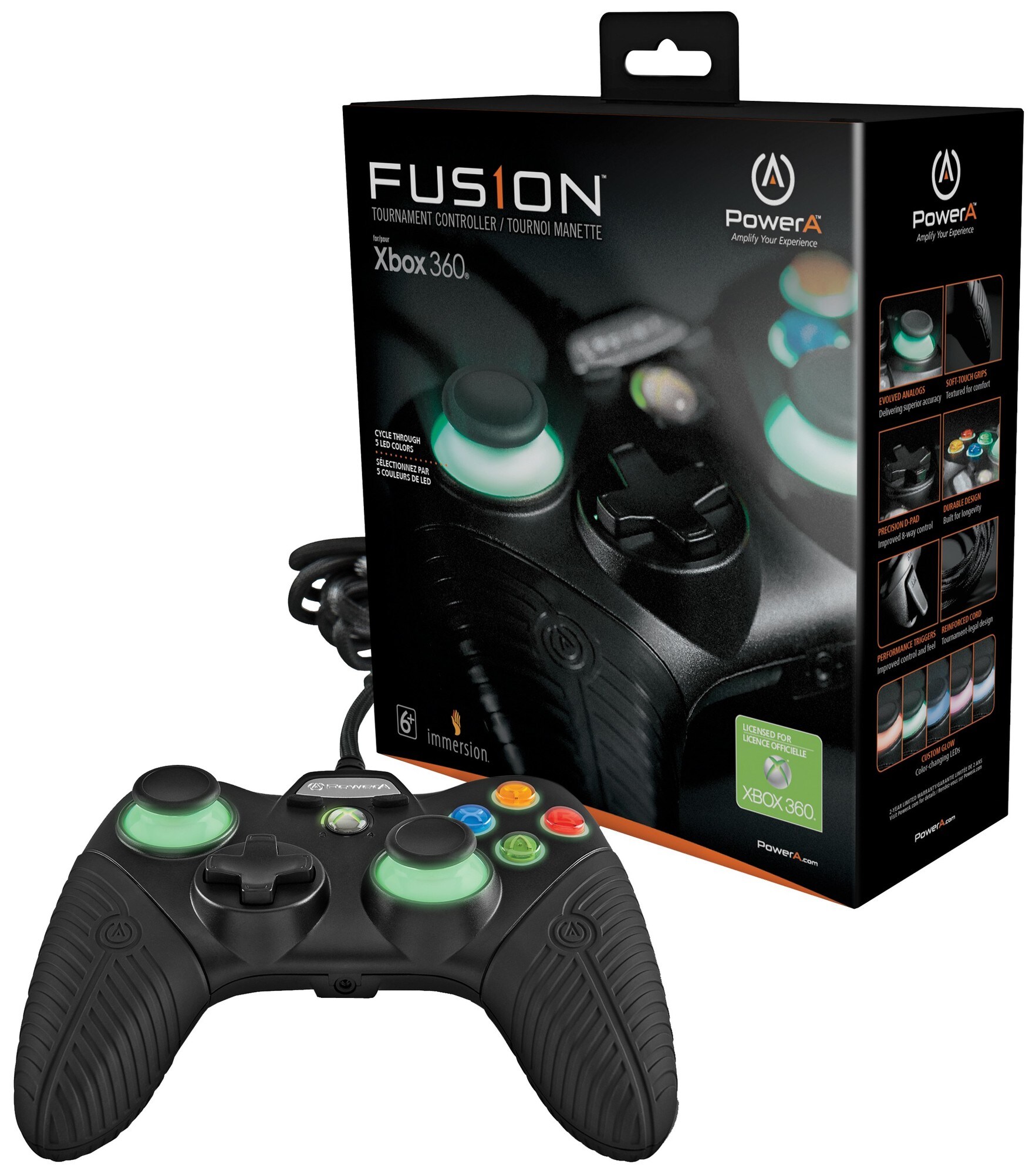 PowerA Fusion Tournament controller - X360 - Xbox - controllere og tilbehør  - Elgiganten