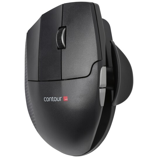 Contour Unimouse ergonomisk trådløs mus (venstrehåndet) | Elgiganten