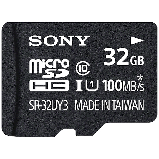 Sony SD hukommelseskort 32 GB + adapter | Elgiganten
