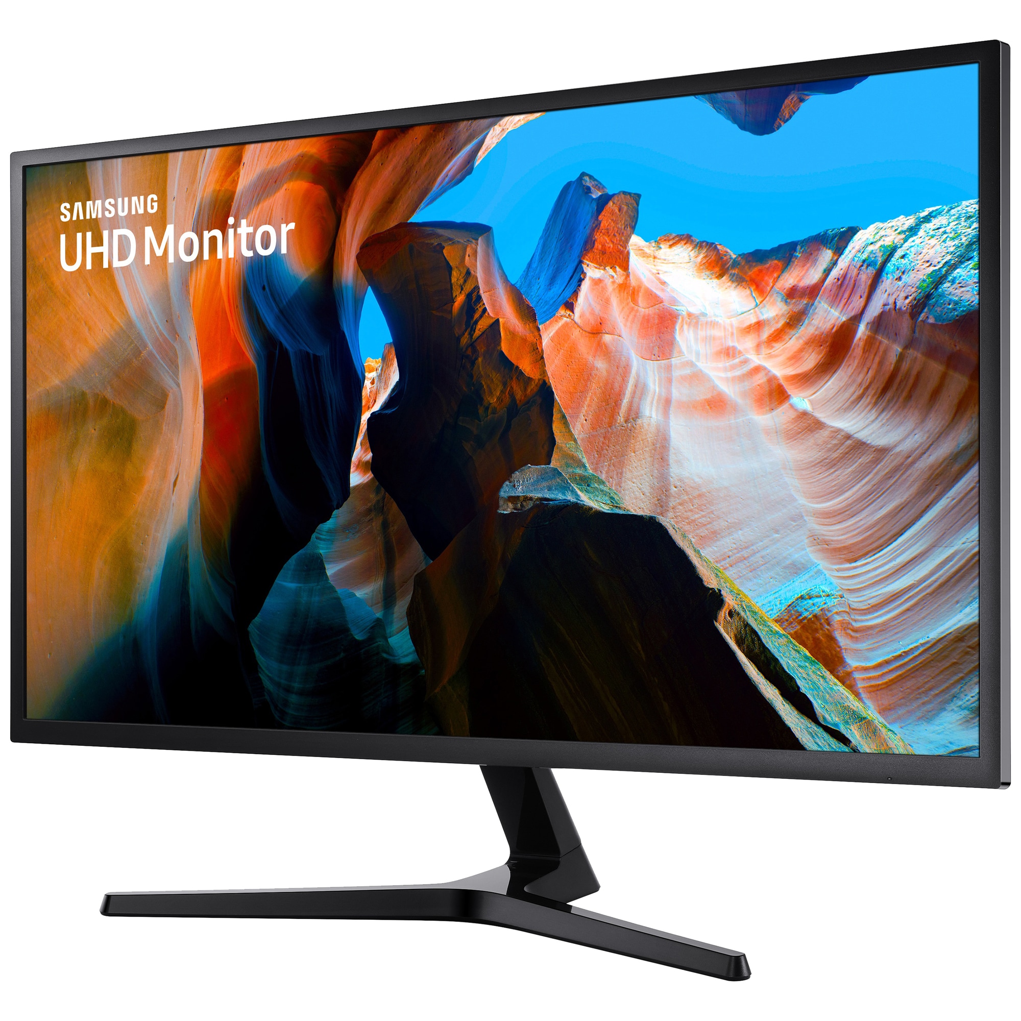 Samsung 4K UHD skærm (sort) | Elgiganten