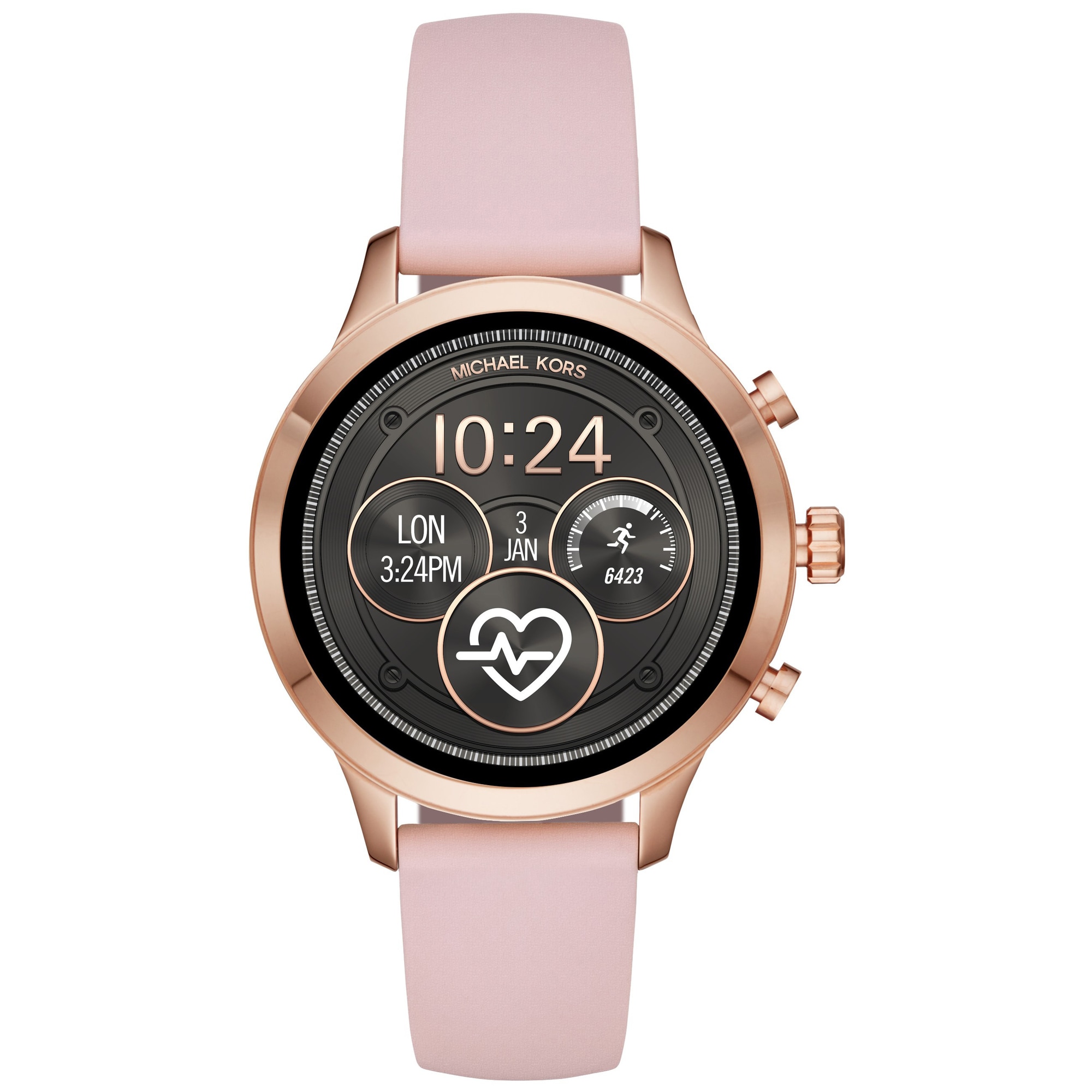 Michael Kors Runway smartwatch (rose gold/pink) - Smartwatch - Elgiganten
