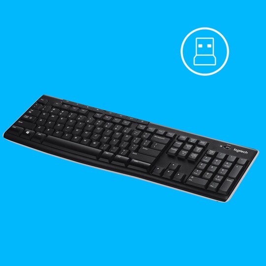 Logitech K270 trådløs tastatur | Elgiganten