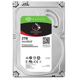 Seagate IronWolf 3,5" intern HDD til NAS (2 TB)