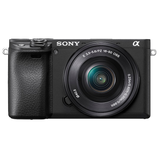 Sony Alpha A6400 OSS E f/3,5-5,6 | Elgiganten + mm kamerahus zoomobjektiv 16-50 PZ