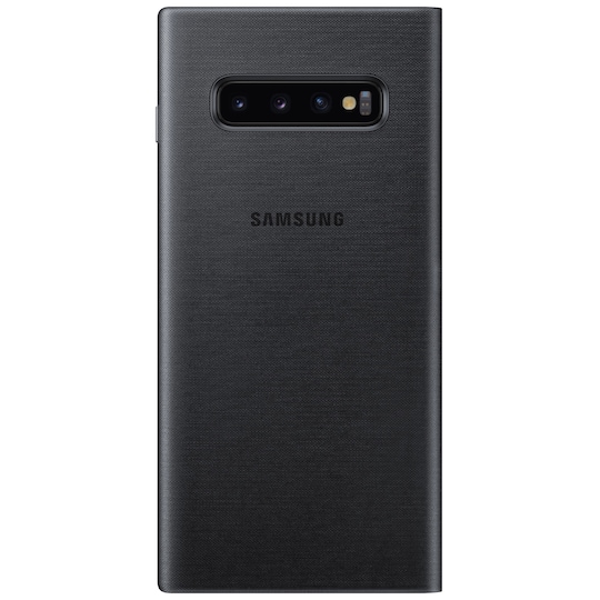 Samsung Galaxy S10 Plus LED cover (sort) Elgiganten