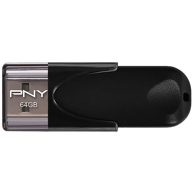 PNY Attache 4 USB 2.0 USB-stik 64 GB (sort)