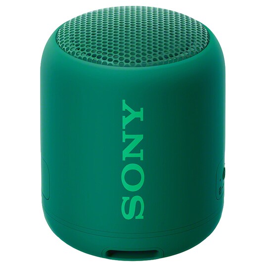 Sony bærbar trådløs højttaler SRS-XB12 (grøn) | Elgiganten