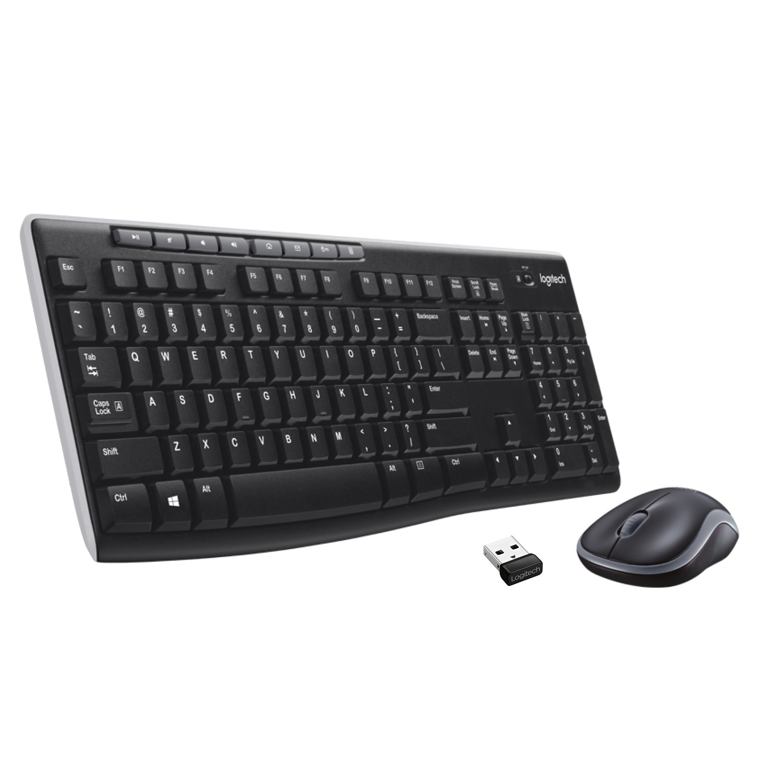 Logitech MK270 trådløs mus + tastatur | Elgiganten