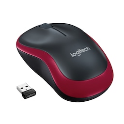 Logitech Trådløs Mus M185 (Rød)