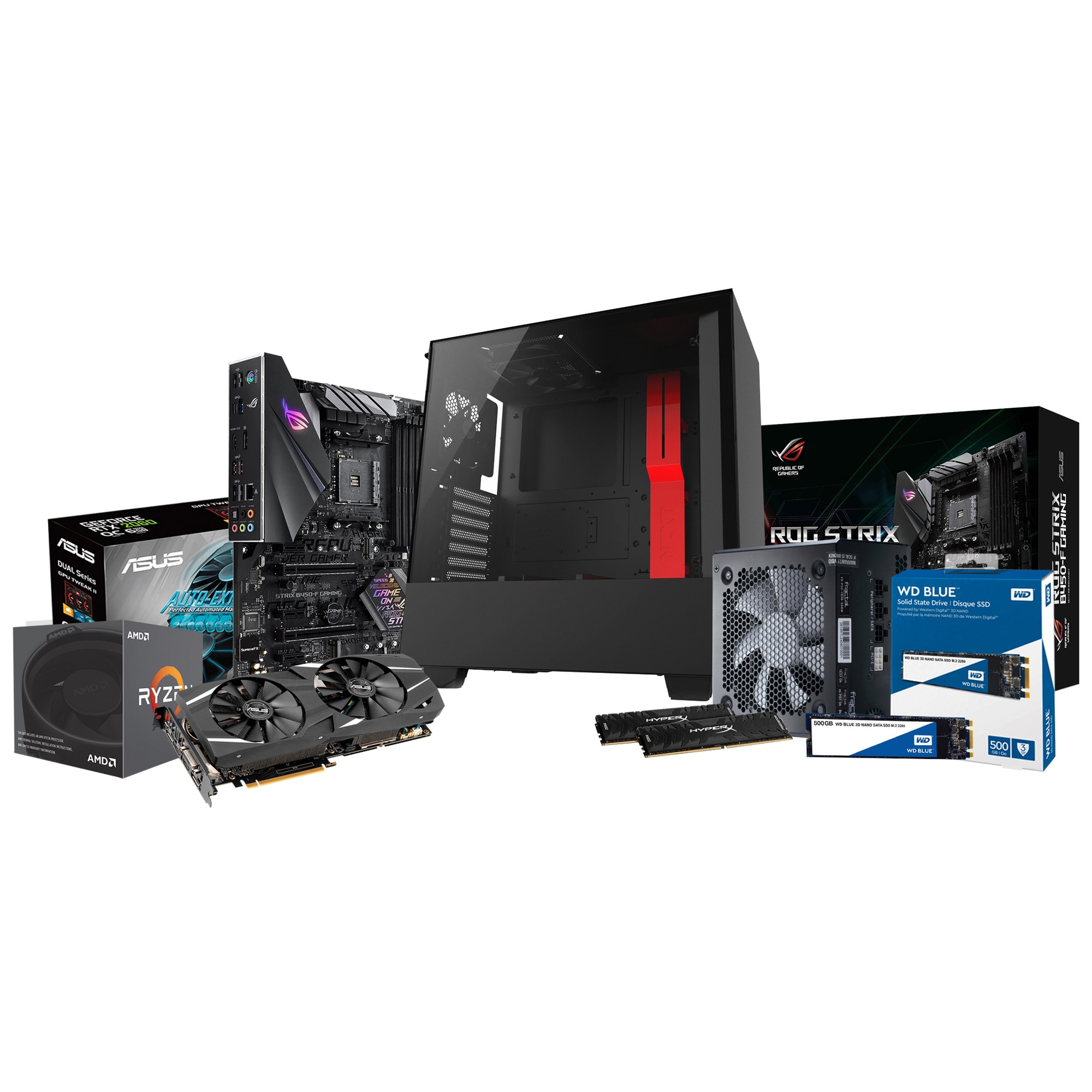 Edge DIY gaming desktop-kit (AMD/2060) | Elgiganten