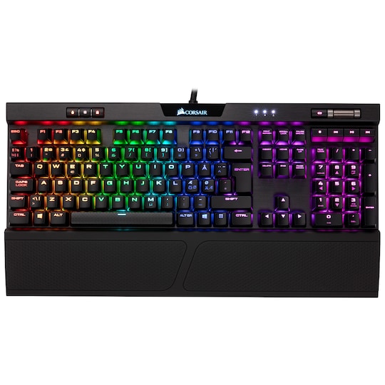 Corsair K70 MK.2 RGB mekanisk gaming-tastatur | Elgiganten
