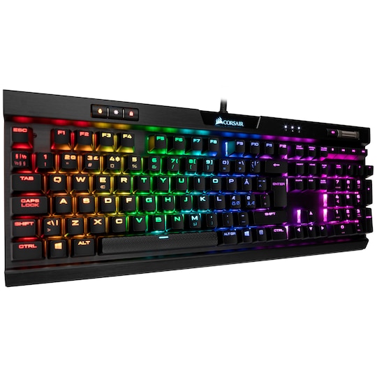 Corsair K70 MK.2 RGB mekanisk gaming-tastatur | Elgiganten