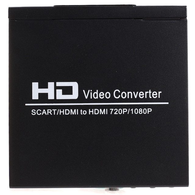 NORTH SCART+HDMI til HDMI HD Konverter og Switch Sort