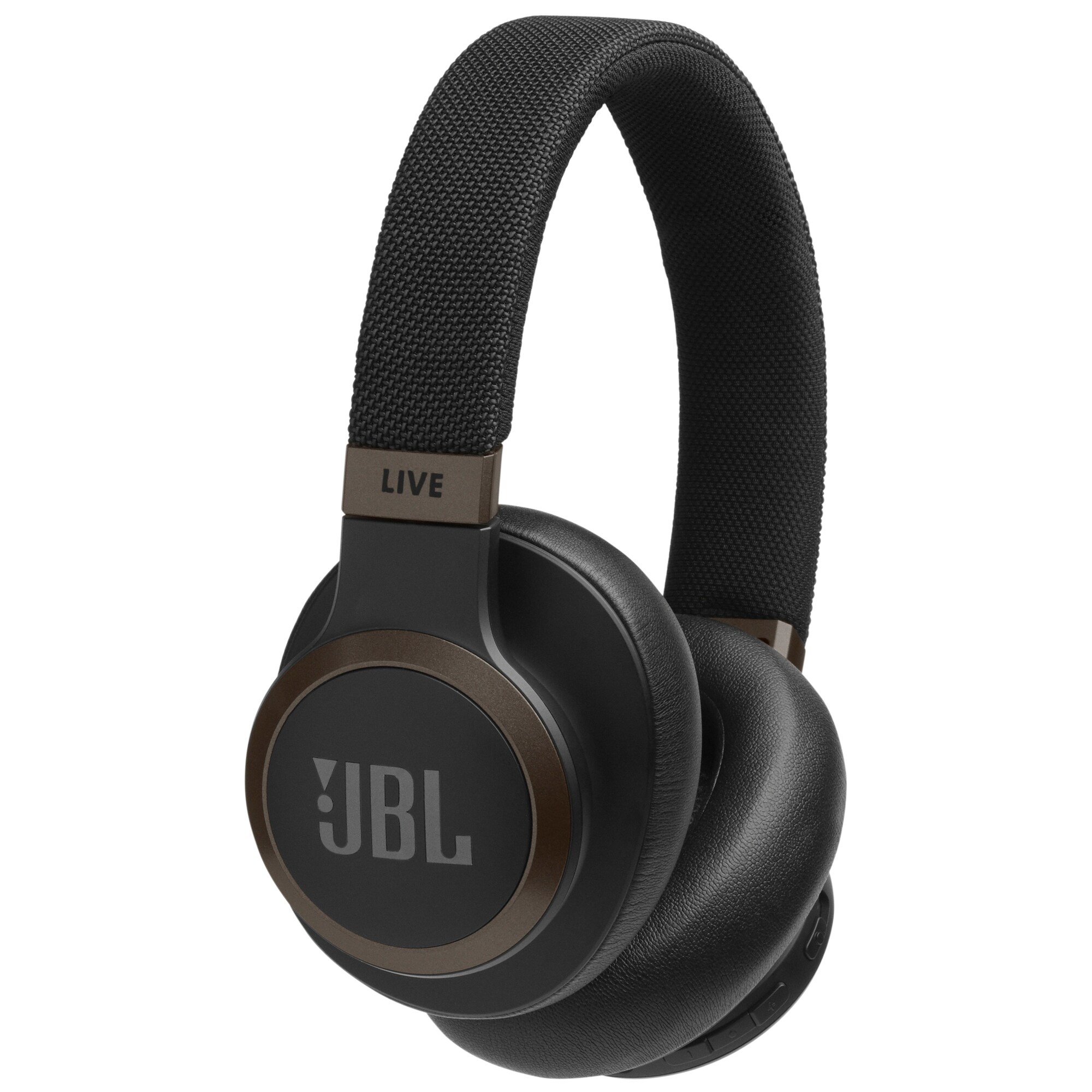 JBL LIVE 650BT trådløse around-ear hovedtelefoner (sort) | Elgiganten