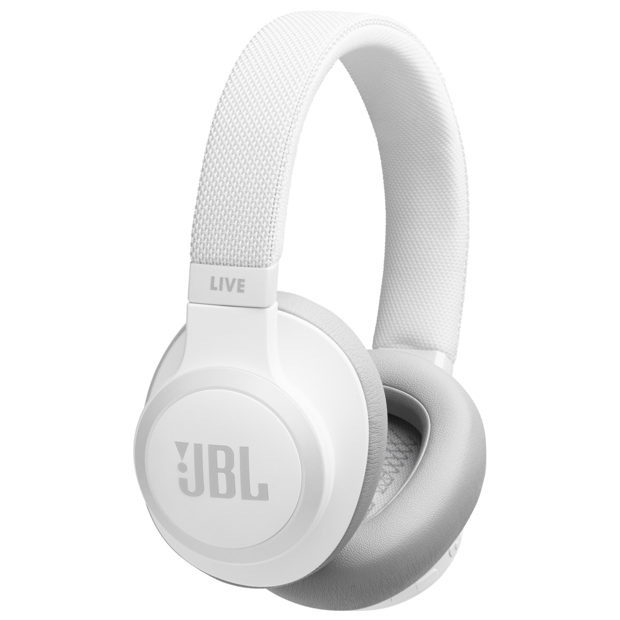 JBL LIVE 650BT trådløse around-ear hovedtelefoner (hvid) - Hovedtelefoner -  Elgiganten