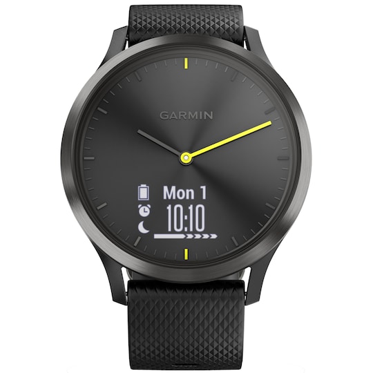 Garmin hybrid smartwatch L (sort) | Elgiganten