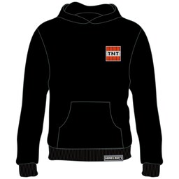 Minecraft - TNT hoodie (12-13 år)