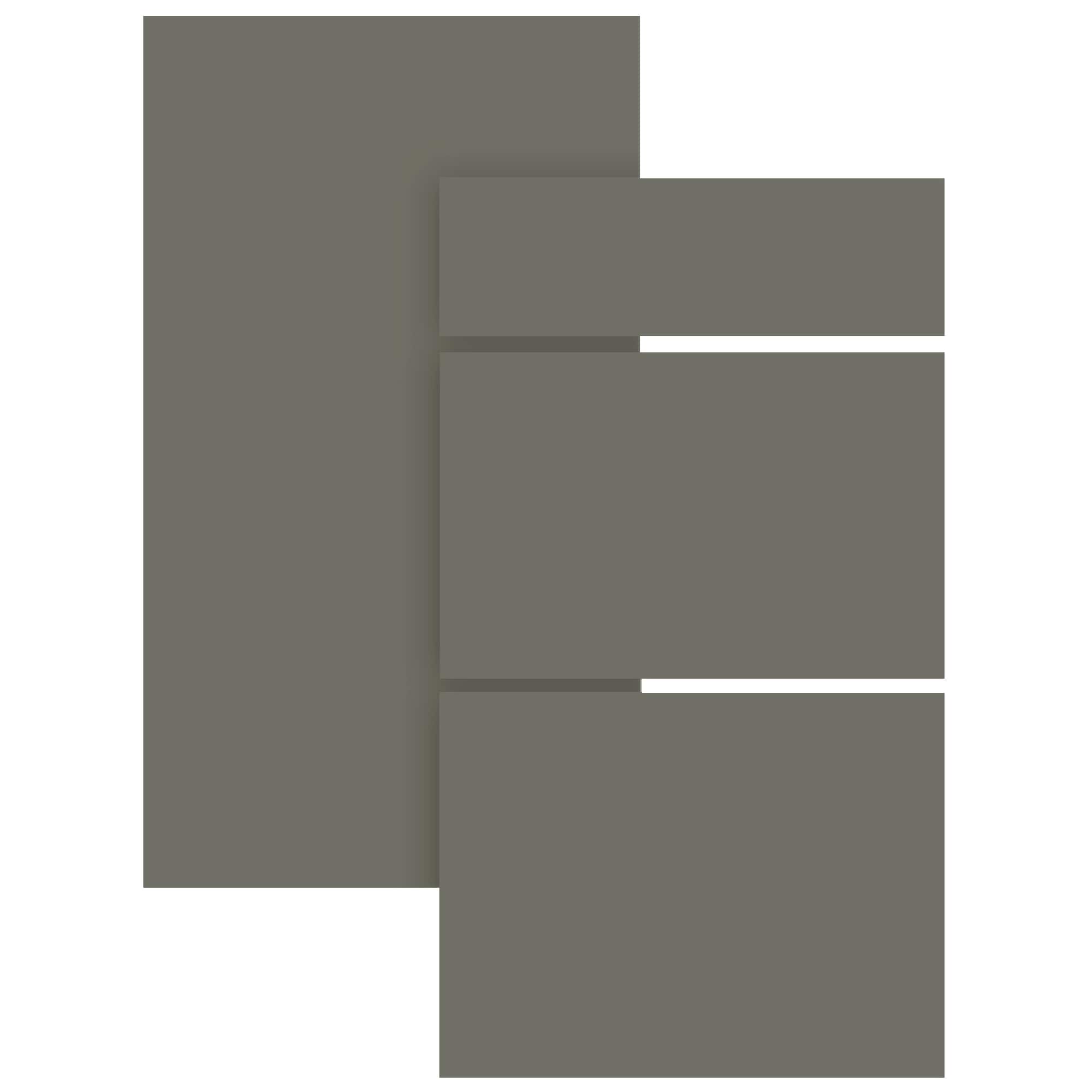 Epoq Trend Warm Grey vægpanel 96 cm