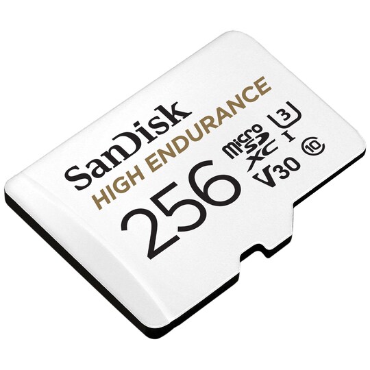SanDisk MicroSDXC Endurance with SD 256 GB hukommelseskort Elgiganten