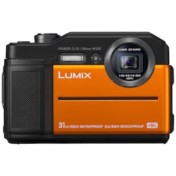 Panasonic Lumix DC-FT7 vandtæt kamera (orange)