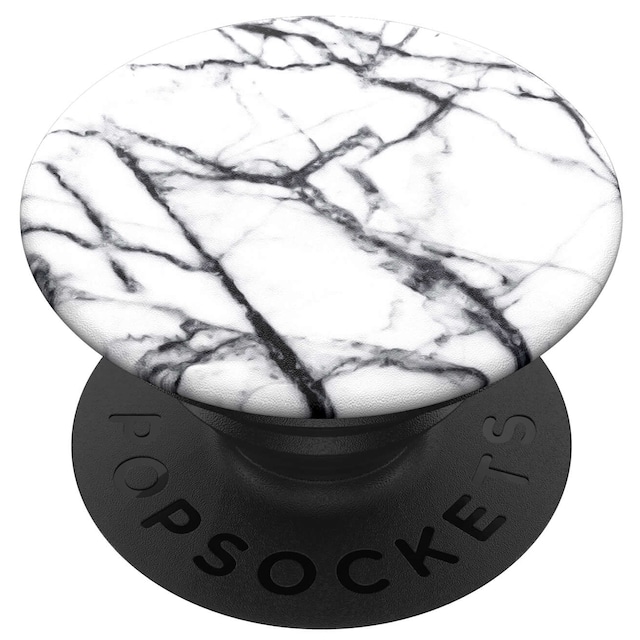 Popsockets greb til mobilenhed (dove white marble)