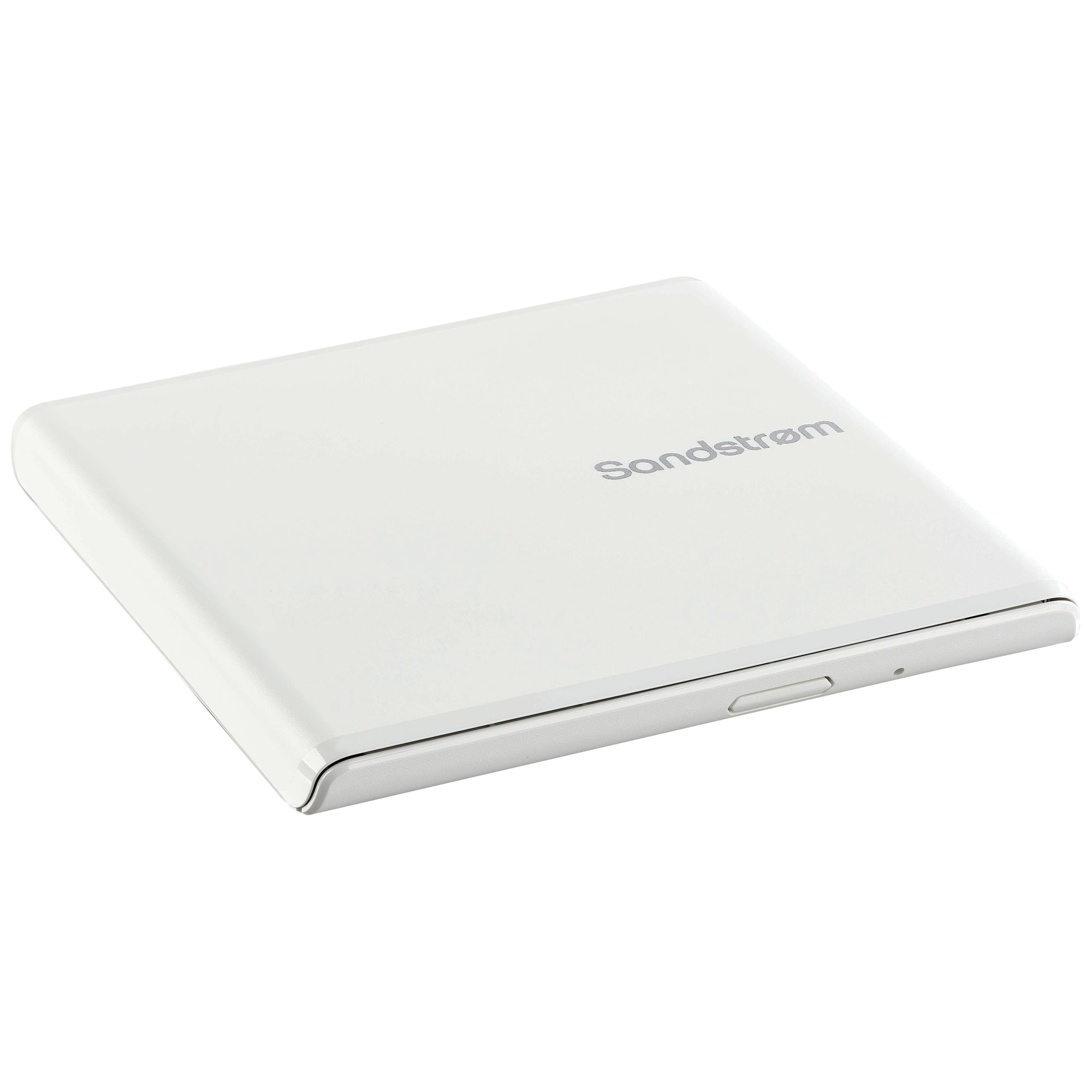 Sandstrøm ekstern USB Slim DVD/CD optisk drev (hvid) | Elgiganten