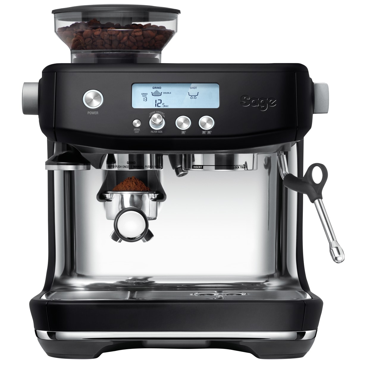 Sage Barista Pro espressomaskine SES 878 BTR (sort) | Elgiganten