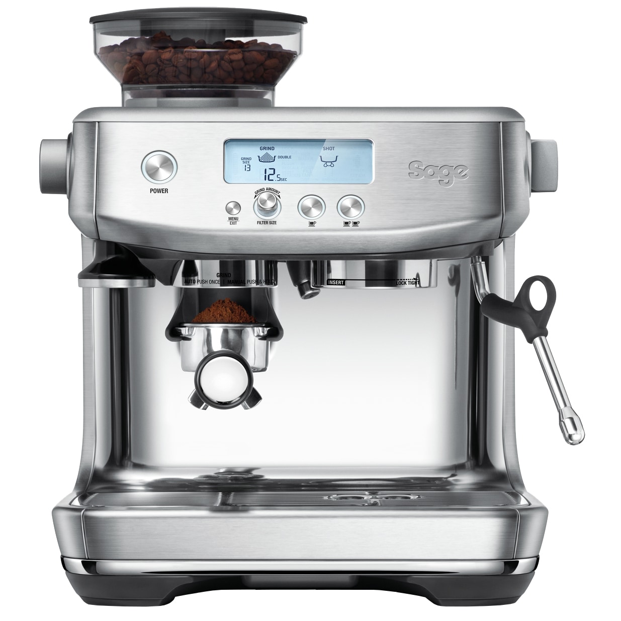 Sage Barista Pro espressomaskine SES 878 BSS (rustfrit stål) | Elgiganten