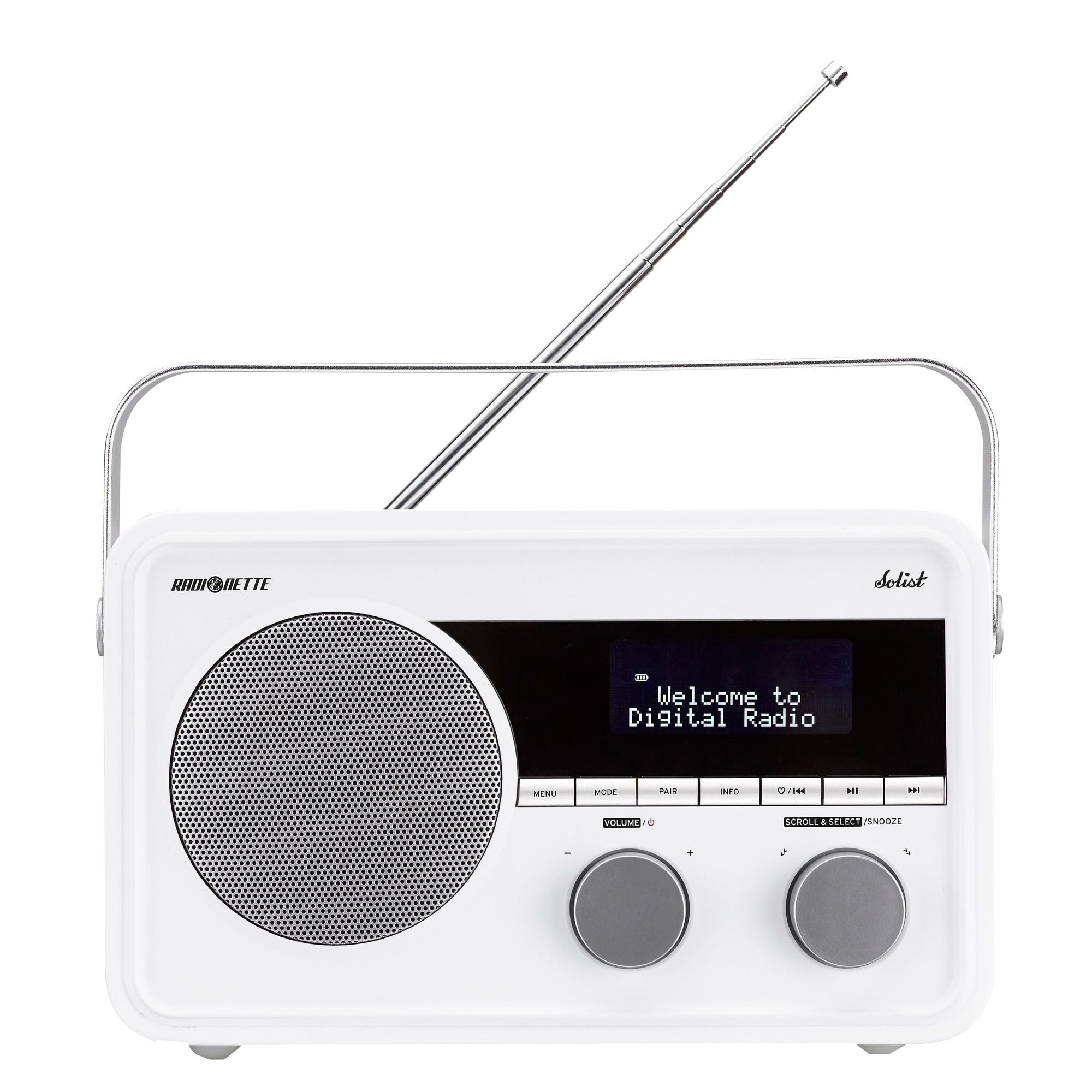 Radionette DAB+ radio RNPDABW14E - hvid | Elgiganten