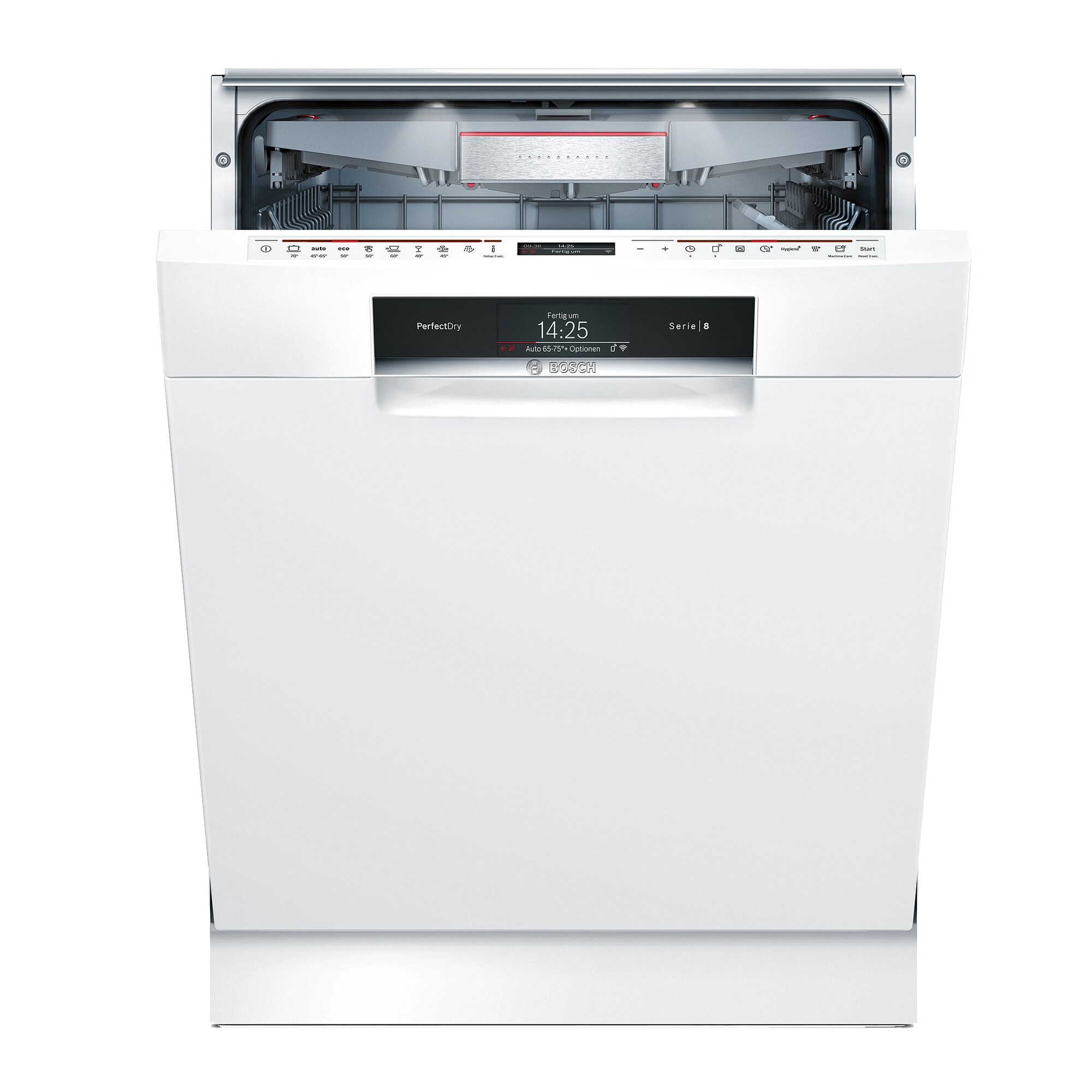Bosch Series 8 Wi-Fi opvaskemaskine SMU88TW06S - hvid | Elgiganten