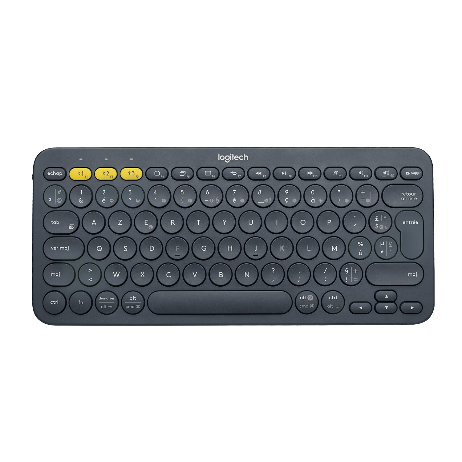 Logitech K380 Bluetooth tastatur - grå | Elgiganten