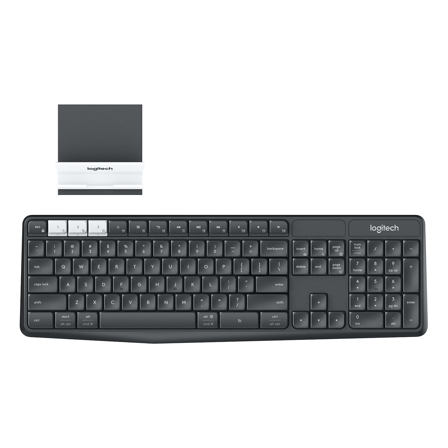 Logitech K375s trådløst tastatur + stander | Elgiganten