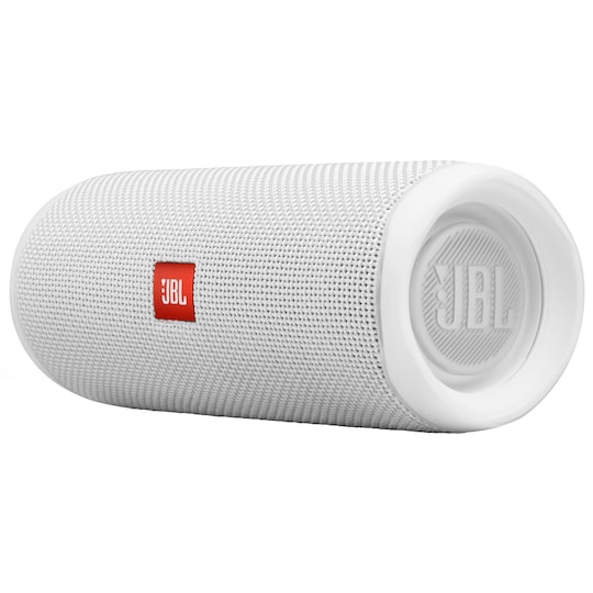 JBL Flip 5 bærbar trådløs højttaler (hvid) | Elgiganten