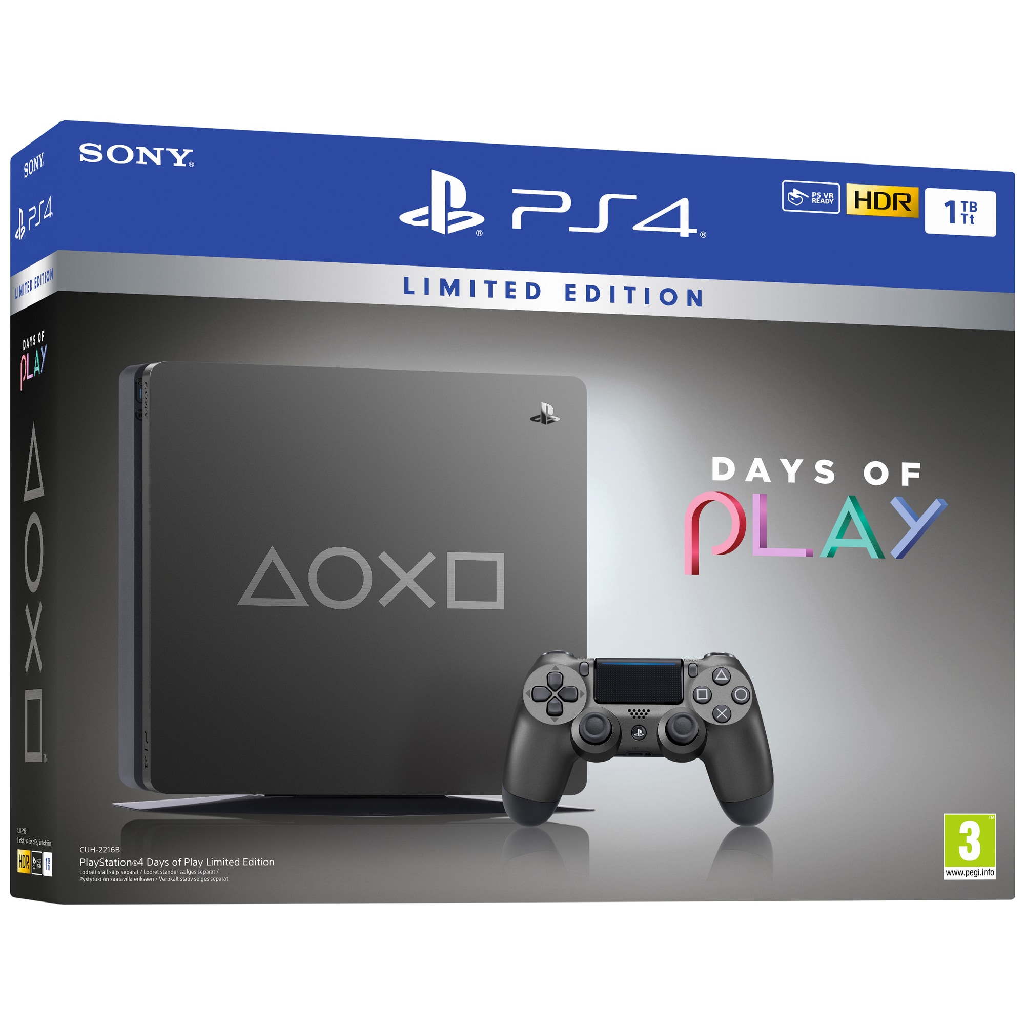PlayStation 4 Slim 1 TB Days of Play LE | Elgiganten
