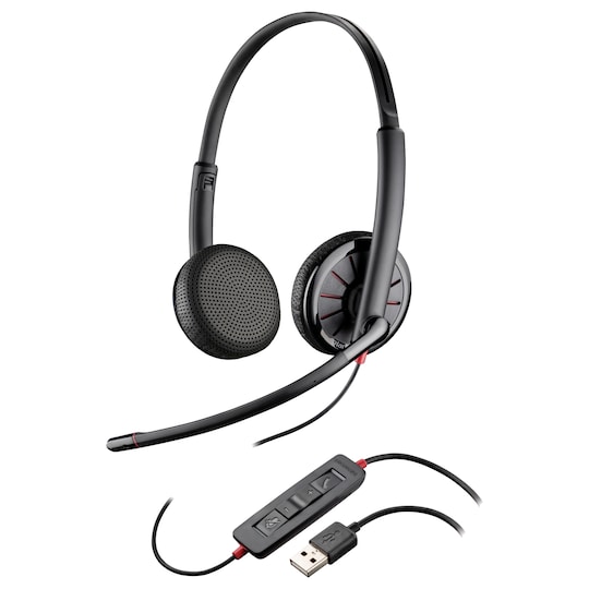 Plantronics BlackWire 325.1-M stereo UC headset | Elgiganten