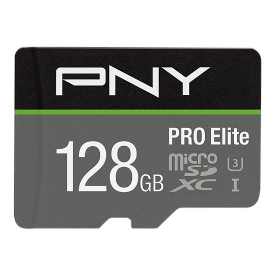 PNY PRO Elite Micro SDXC U3 V30 hukommelseskort 128 GB | Elgiganten