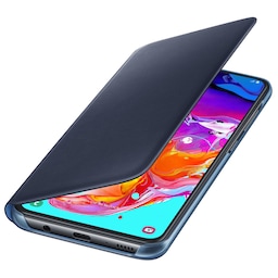 Samsung Galaxy A70  cover med pung (sort)