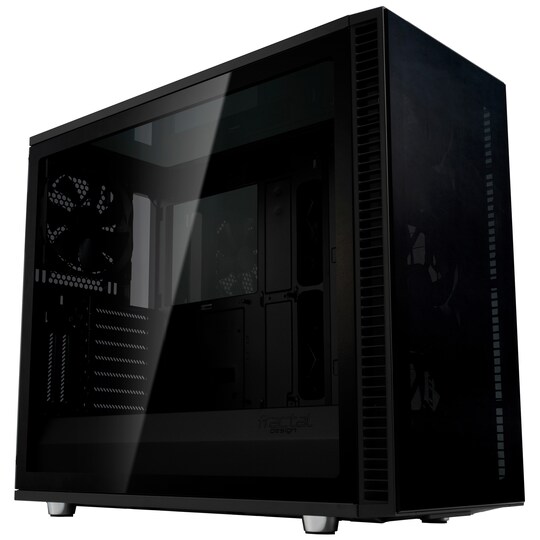 Fractal Design Vision S2 PC kabinet (Blackout/hærdet glas) | Elgiganten