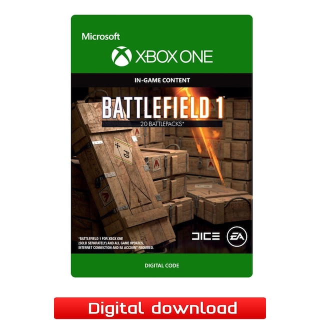 Battlefield 1 Battlepack X 20 - XOne