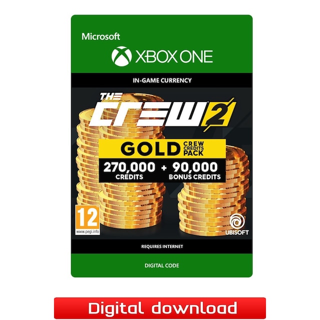 The Crew 2 Gold Crew Credits Pack - XOne