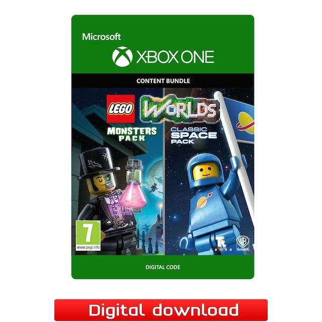 LEGO Worlds Classic Space Pack and Monsters Pack Bundle - XOne