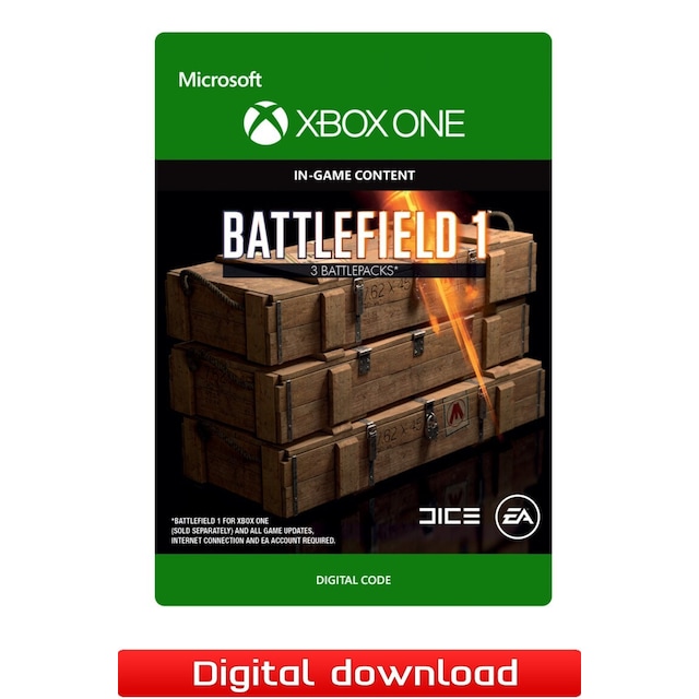 Battlefield 1 Battlepack X 3 - XOne
