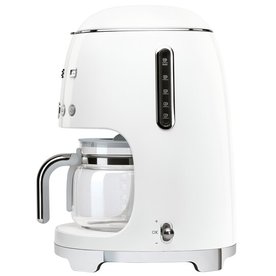 Smeg 50 s Style kaffemaskine DCF02WHEU (hvid) | Elgiganten