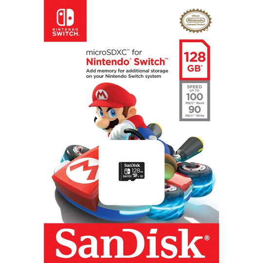 SanDisk Micro kort til Switch 128 GB | Elgiganten
