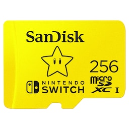 SanDisk MicroSDXC kort til Nintendo Switch 256 GB